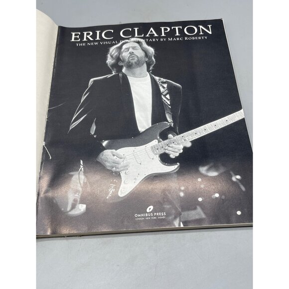 Eric Clapton paperback book documentary by Marc Roberty 1990 English READ - Picture 4 of 9